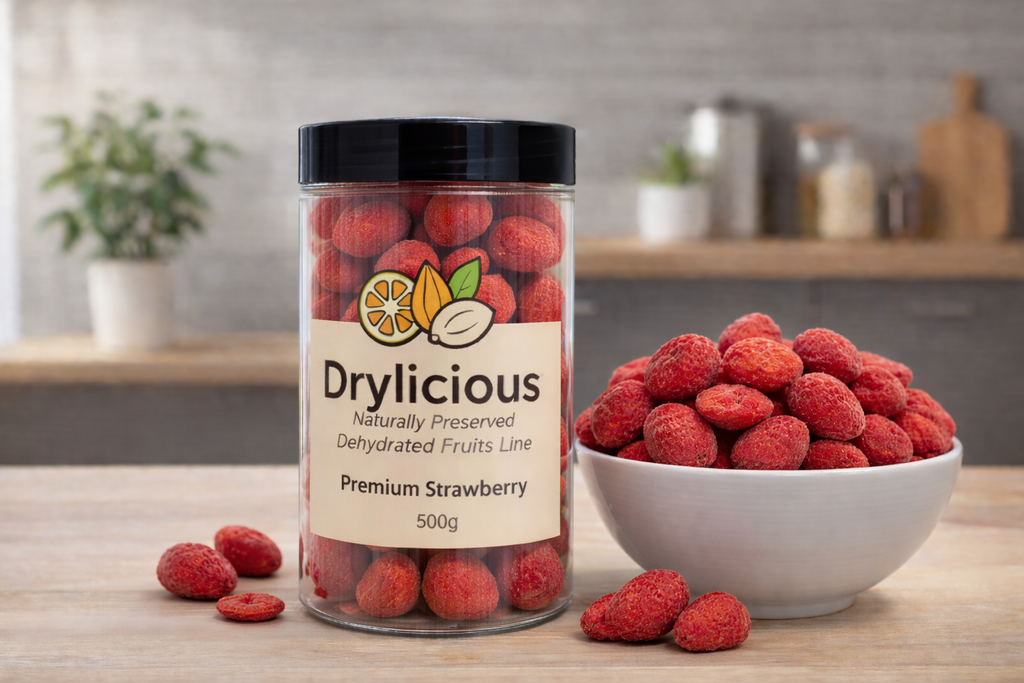 Dehydrated Strawberry | Naturally Sweet & Crunchy Strawberry Slices