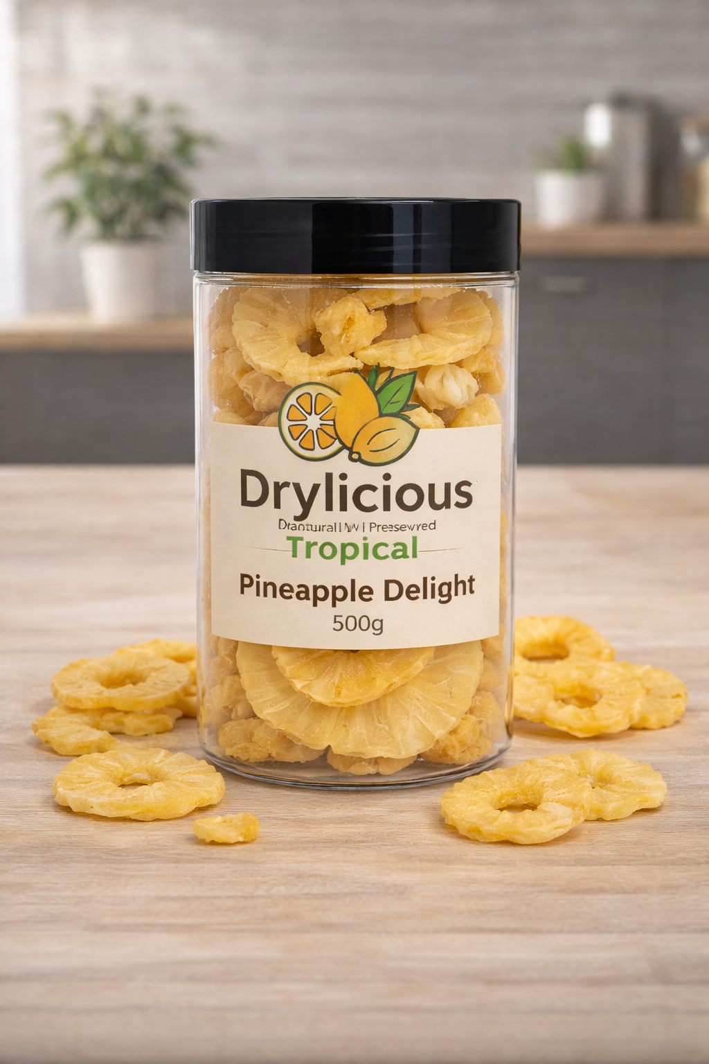 Tropical Pineapple Delight | Naturally Dehydrated Pineapple Slices