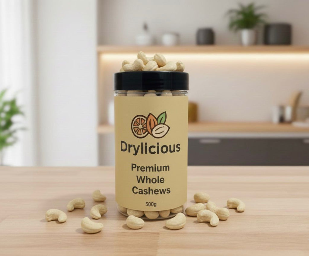 Premium Whole Cashews (Kaju) – Handpicked, Fresh & Crunchy